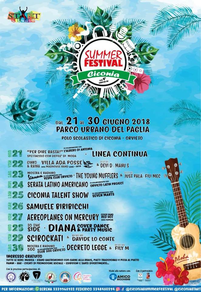 Villa ada Live al  Ciconia Summer Festival Free Entry