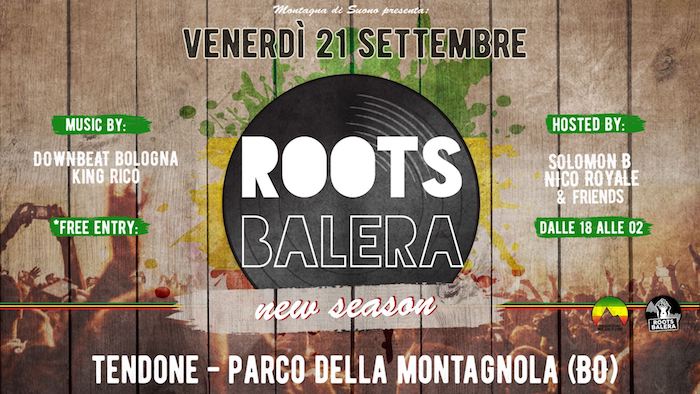 Roots Balera - the hottest reggae party in Bologna - new season