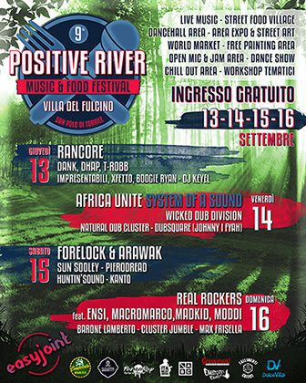 Positive River Festival 2018 - Free entry