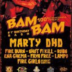 ★BAM BAM 100% Dancehall Party 1st B-Bash★ ls Marty DHD