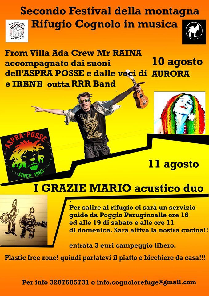 Raina / Aspra Posse Sound  Music Inna Mountain al Rifugio Cognolo