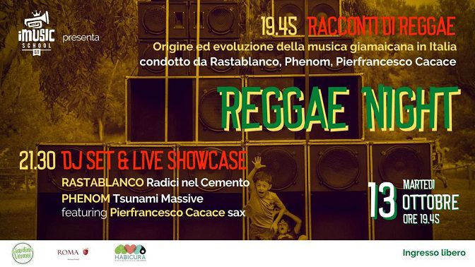 Reggae Night / Racconti di Reggae + DJ Set & Live Showcase - Ingresso Gratuito