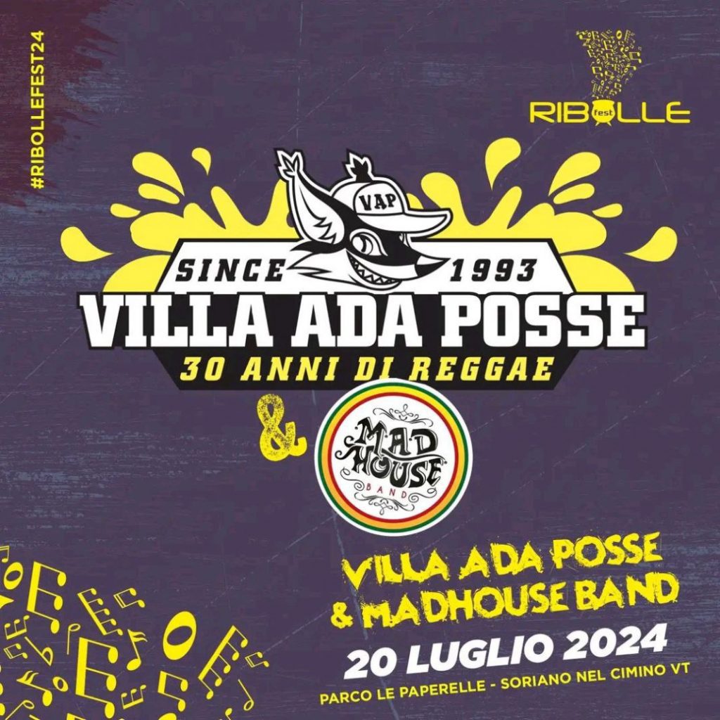 Villa Ada Posse Live con Madhouse Band Ribolle Fest 24